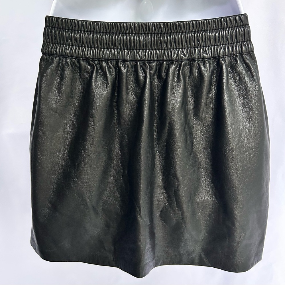 Good American Faux Leather Mini Skirt Size 2 Small - Picture 4 of 5